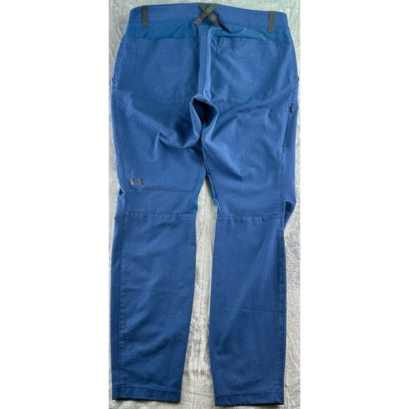 UNDER ARMOUR STORM1 Enduro Elite Pants Women's Size 10 Blue Flat Front W-16.75" - Picture 2 of 16